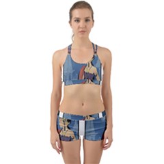 Java Indonesia Girl Headpiece Back Web Gym Set by Nexatart