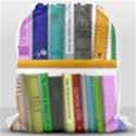 Shelf Books Library Reading Drawstring Bag (Large) View2