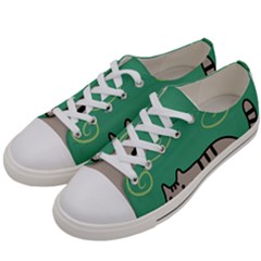 Fat Cat Women s Low Top Canvas Sneakers by Sapixe