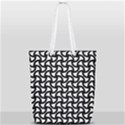 Grid Pattern Background Geometric Full Print Rope Handle Tote (Small) View1