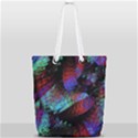 Native Blanket Abstract Digital Art Full Print Rope Handle Tote (Small) View1