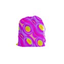Noise Texture Graphics Generated Drawstring Pouches (Small)  View1