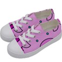 Pink Pig Christmas Xmas Stuffed Animal Kids  Low Top Canvas Sneakers View2