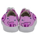 Pink Pig Christmas Xmas Stuffed Animal Kids  Low Top Canvas Sneakers View4