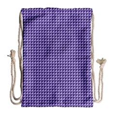 Purple Triangulate Drawstring Bag (large) by jumpercat