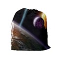 Planets In Space Drawstring Pouches (Extra Large) View2