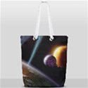 Planets In Space Full Print Rope Handle Tote (Small) View2