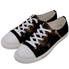 Smoke Fume Smolder Cigarette Air Women s Low Top Canvas Sneakers by Sapixe