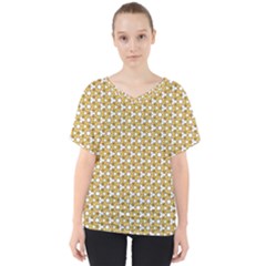 Abstract Shapes 2 V-neck Dolman Drape Top by jumpercat