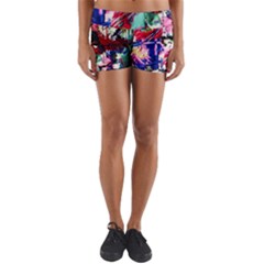 Combat Trans 2 Yoga Shorts by bestdesignintheworld