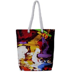 Balboa   Island On A Sand 15 Full Print Rope Handle Tote (small) by bestdesignintheworld