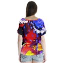 Balboa   Island On A Sand 13 V-Neck Flutter Sleeve Top View2