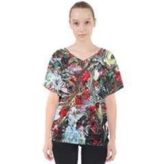 Dscf2312 Eden Garden-2 V-neck Dolman Drape Top by bestdesignintheworld