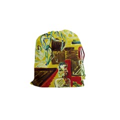 Dscf1482 - Ancient Geomenty Drawstring Pouches (small)  by bestdesignintheworld