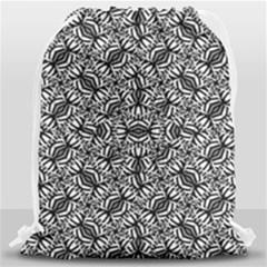 Modern Tribal Bold Pattern Drawstring Bag (large) by dflcprints