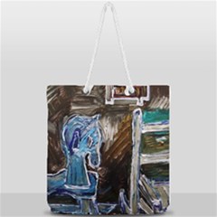 Dscf2546 - Toy Horsey Full Print Rope Handle Tote (large) by bestdesignintheworld