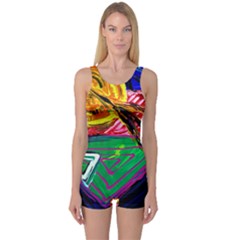 Dscf1464 - Horoscope Arrow One Piece Boyleg Swimsuit by bestdesignintheworld