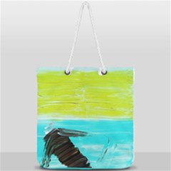 Dscf3214 - Skier Full Print Rope Handle Tote (large) by bestdesignintheworld
