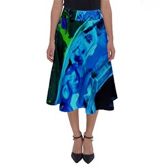 Dscf1604 - Lady In Blue Kimono Perfect Length Midi Skirt by bestdesignintheworld