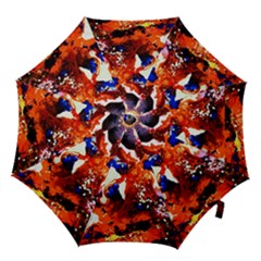 Smashed Butterfly 1 Hook Handle Umbrellas (small) by bestdesignintheworld