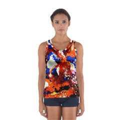 Smashed Butterfly 1 Sport Tank Top  by bestdesignintheworld
