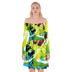 New Moon 6 Off Shoulder Skater Dress by bestdesignintheworld
