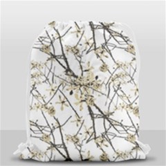 Nature Graphic Motif Pattern Drawstring Bag (small) by dflcprints
