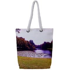 Highland Park 7 Full Print Rope Handle Tote (small) by bestdesignintheworld
