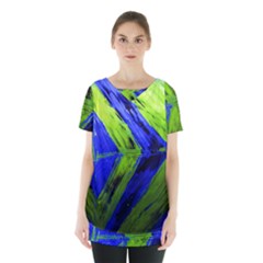 Point Of Equilibrium 7 Skirt Hem Sports Top by bestdesignintheworld