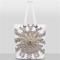 Gold Golden Gems Gemstones Ruby Full Print Rope Handle Tote (small) by Sapixe
