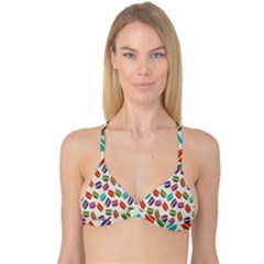 Macaron Macaroon Stylized Macaron Reversible Tri Bikini Top by Sapixe