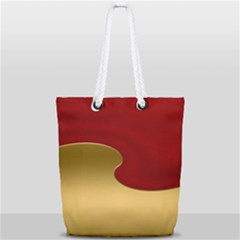Background Banner Festive Wave Full Print Rope Handle Tote (small) by Sapixe
