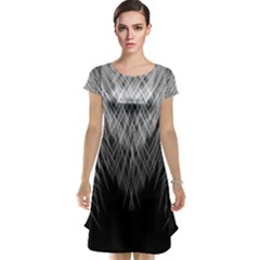 Feather Graphic Design Background Cap Sleeve Nightdress by Sapixe