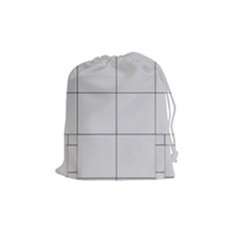Abstract Architecture Contemporary Drawstring Pouches (medium)  by Sapixe