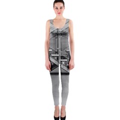 Architecture Stairs Steel Abstract One Piece Catsuit by Sapixe