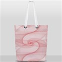 Red Pattern Abstract Background Full Print Rope Handle Tote (Small) View1