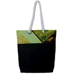 Colors And Fabrics 24 Full Print Rope Handle Tote (small) by bestdesignintheworld