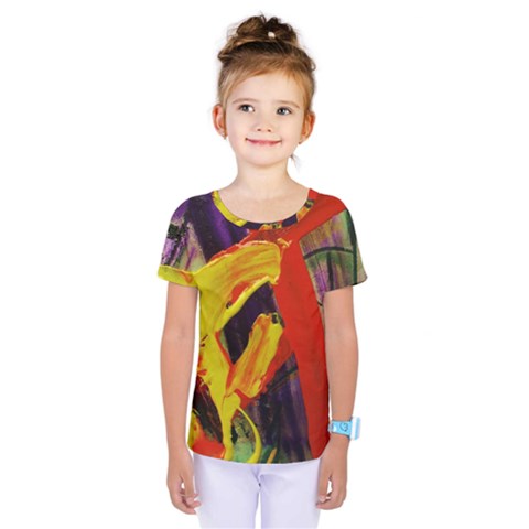 Fish And Bread1/2 Kids  One Piece Tee by bestdesignintheworld