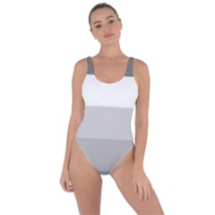 Elegant Shades Of Gray Stripes Pattern Striped Bring Sexy Back Swimsuit by yoursparklingshop