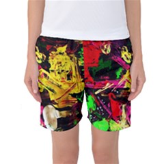 Spooky Attick 1 Women s Basketball Shorts by bestdesignintheworld