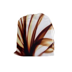 Digital Tree Fractal Digital Art Drawstring Pouches (large)  by Simbadda