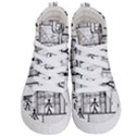 Drawing Kid s Hi-Top Skate Sneakers View1