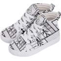 Drawing Kid s Hi-Top Skate Sneakers View2