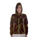 Fractal Virtual Abstract Hooded Wind Breaker (Women) View1