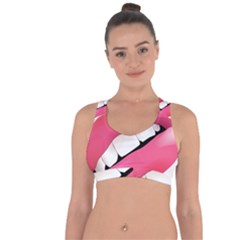 Smile Cross String Back Sports Bra by StarvingArtisan
