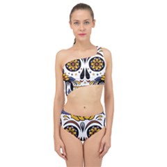 Sugar Skull Spliced Up Swimsuit by StarvingArtisan