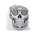 Sugar Skull Drawstring Pouches (Extra Large) View2