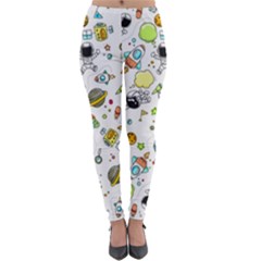 Space Pattern Lightweight Velour Leggings by Valentinaart