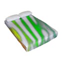 Genius Funny Typography Bright Rainbow Colors Fitted Sheet (Full/ Double Size) View2