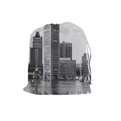Architecture City Skyscraper Drawstring Pouches (large)  by Simbadda